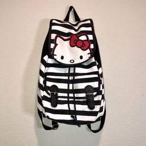 Loungefly Hello Kitty Striped Backpack